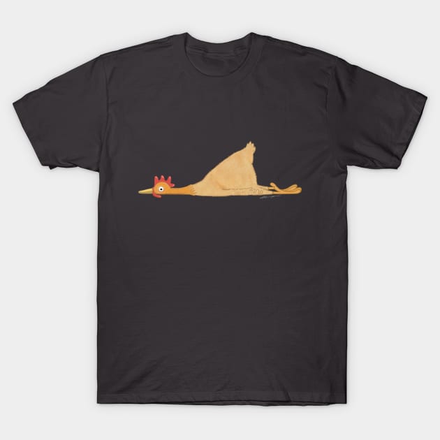 Unmotivated Chicken T-Shirt by Idea house